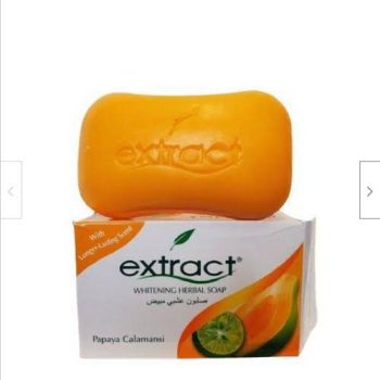 Extract whitening herbal soap (Papaya calamansi) 125g