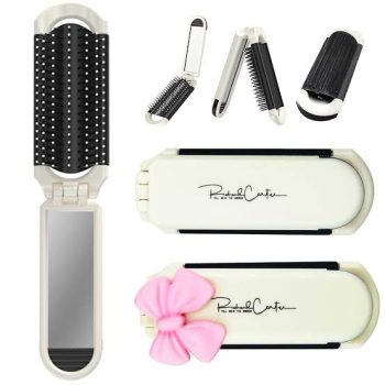 Generic anti static 2 in 1 comb mirror set